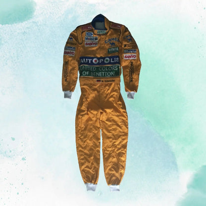 Michael Schumacher 1992 Embroidery / Patch Replica Race Suit / Benetton F1 - view 5