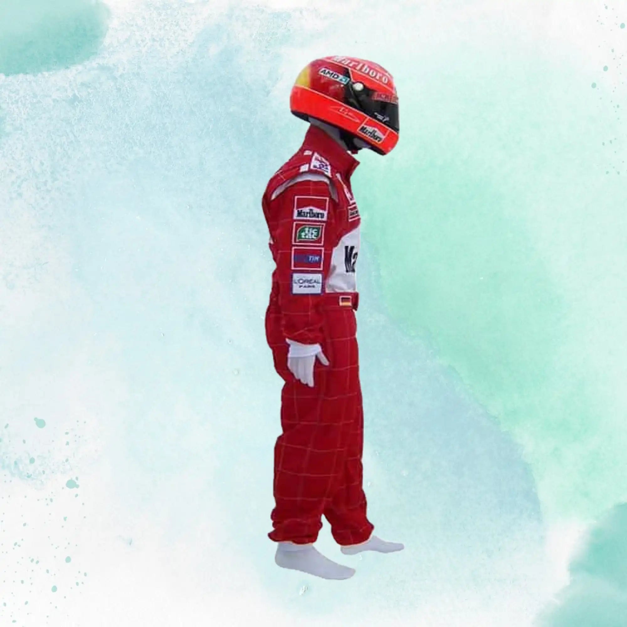 Michael Schumacher 2001 Ferrari F1 Embroidery / Patch Replica Race Suit - view 3