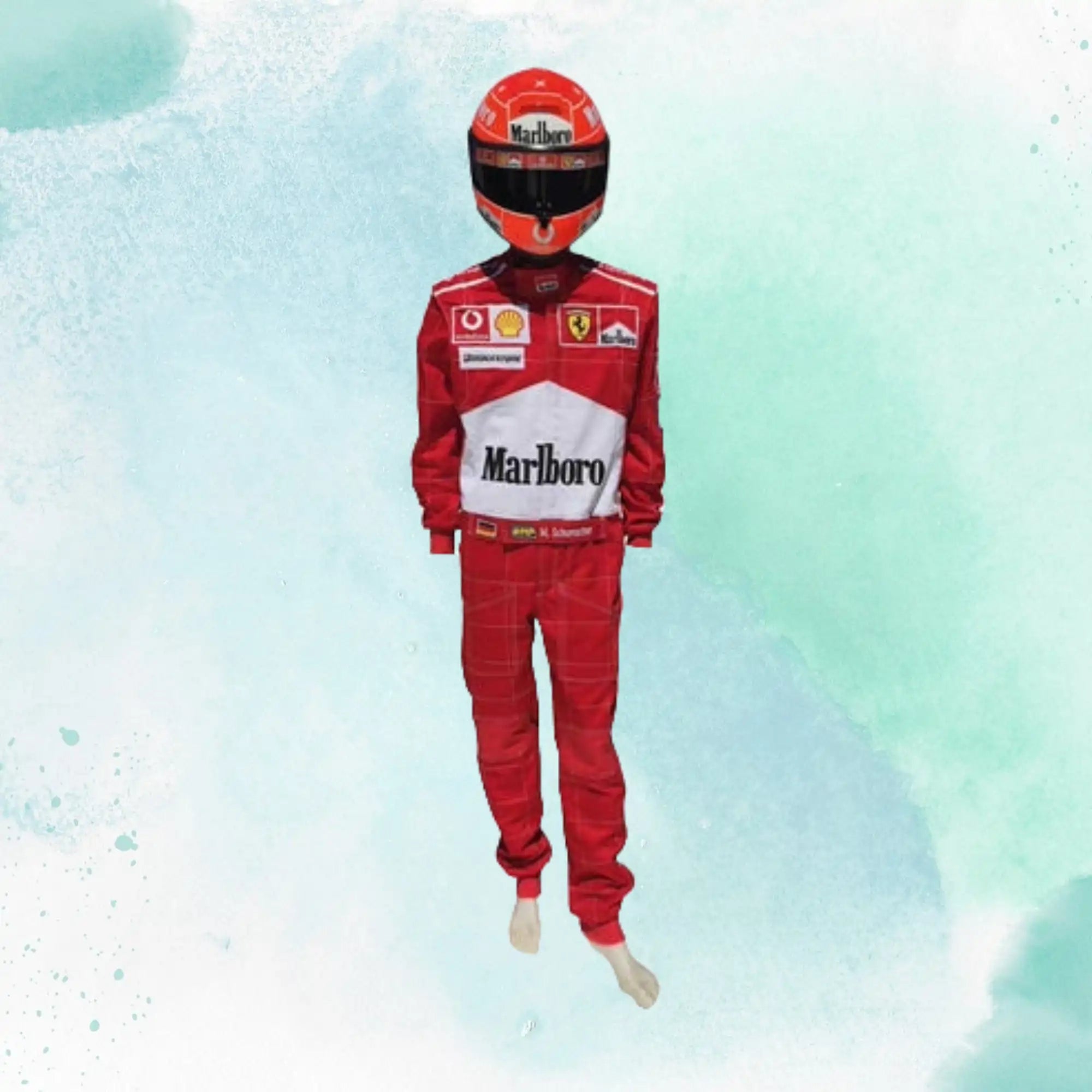Michael Schumacher 2004 Embroidery / Patch Replica Race Suit / Ferrari F1 - view 1