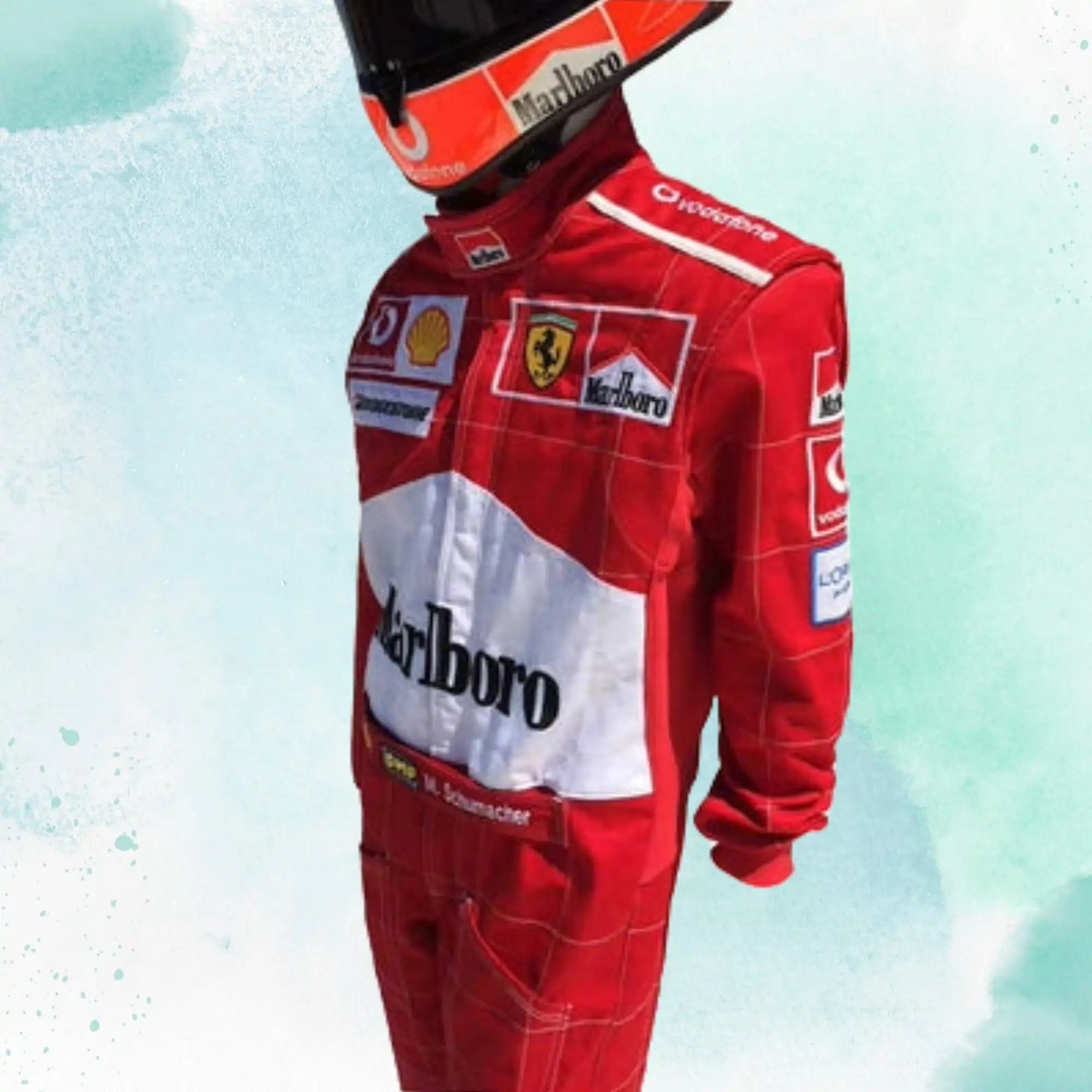 Michael Schumacher 2004 Embroidery / Patch Replica Race Suit / Ferrari F1 - view 5