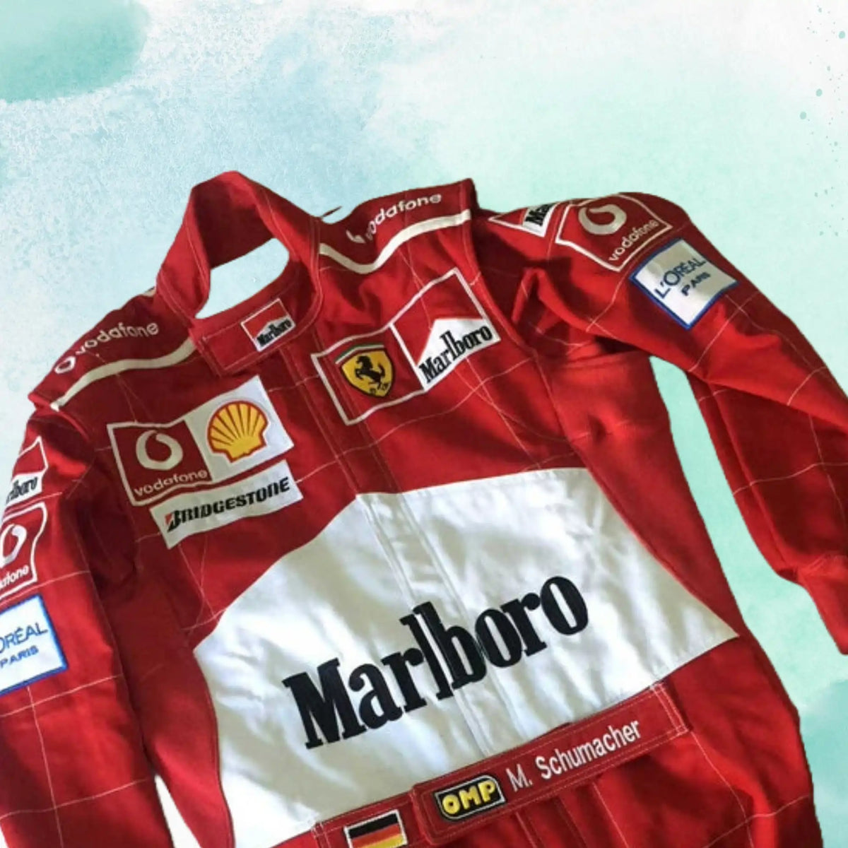 Michael Schumacher 2004 Embroidery / Patch Replica Race Suit / Ferrari F1 - view 7