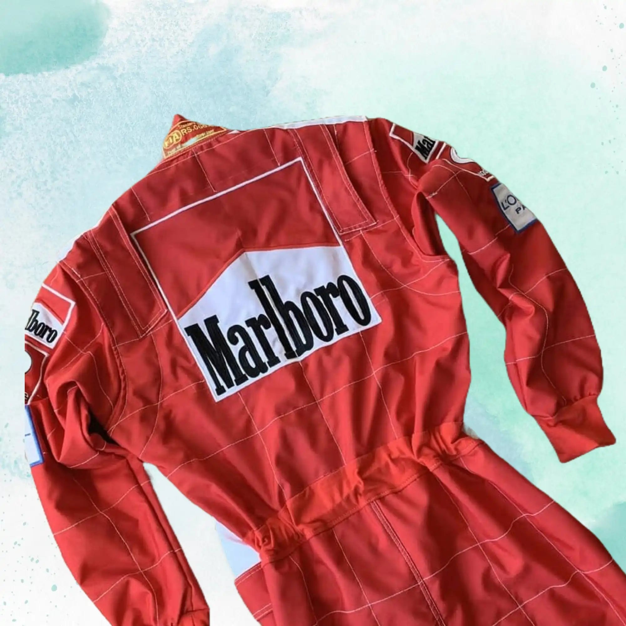 Michael Schumacher 2005 World champion Ferrari F1 Replica Embroidery Race Suit - view 4