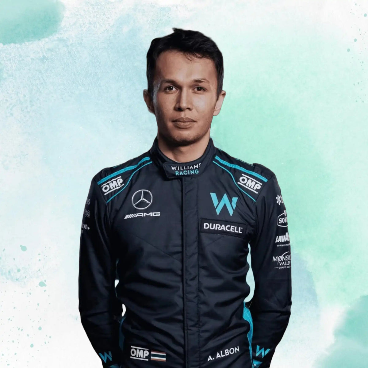 New 2022 Alexander Albon F1 Team Replica Race Suit Williams Racing - view 2