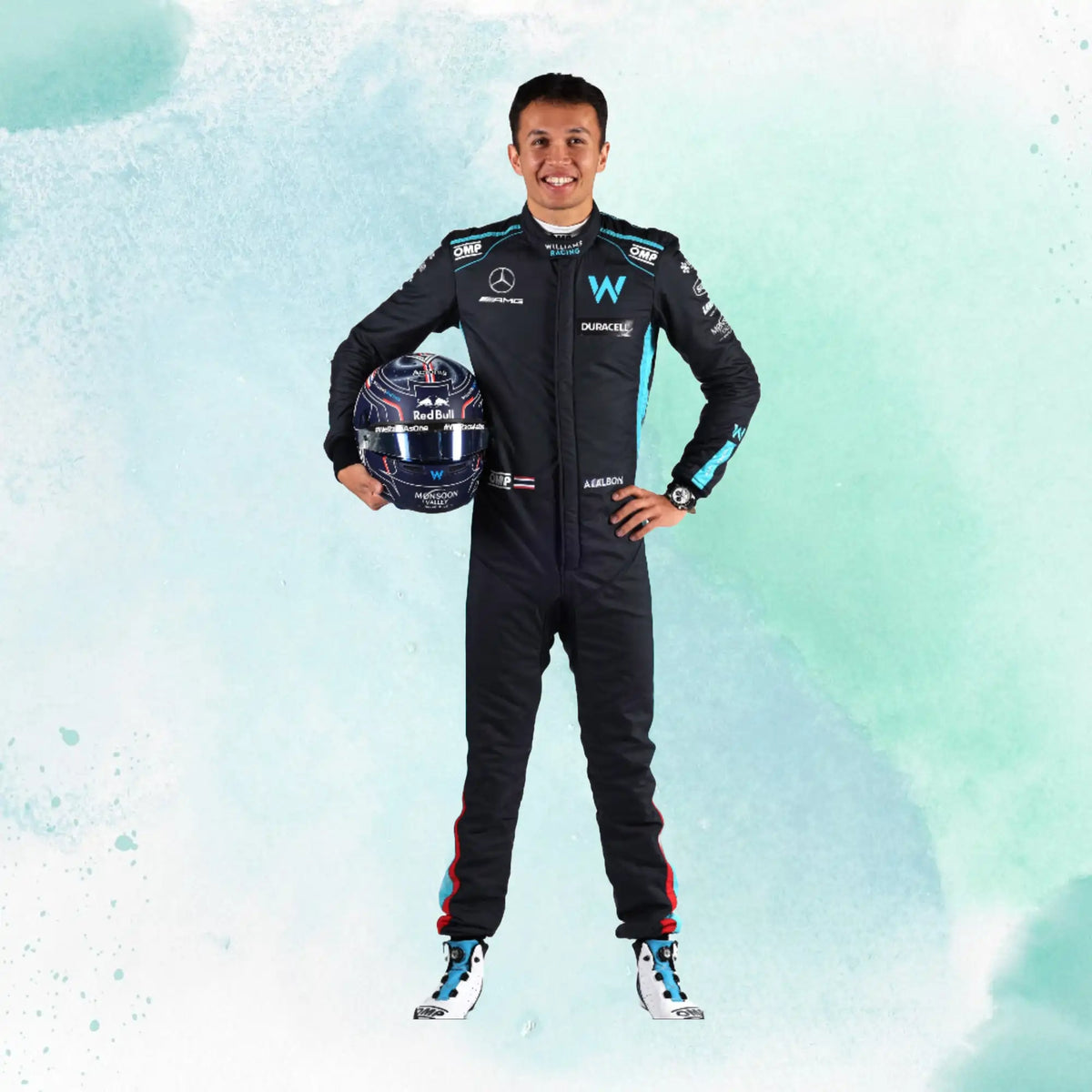 New 2022 Alexander Albon F1 Team Replica Race Suit Williams Racing - view 3