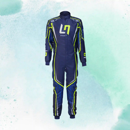 New 2022 LN Kart Suit OMP Overall Replica Karting Suit - view 1