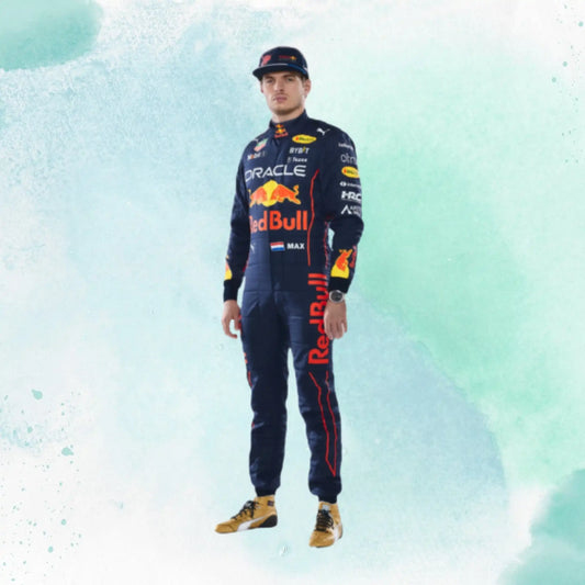 New 2022 Max Verstappen F1 Race Suit Honda Redbull Replica - view 2