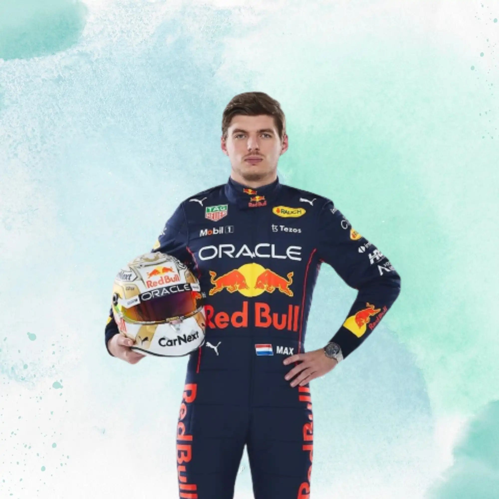 New 2022 Max Verstappen F1 Race Suit Honda Redbull Replica - view 3