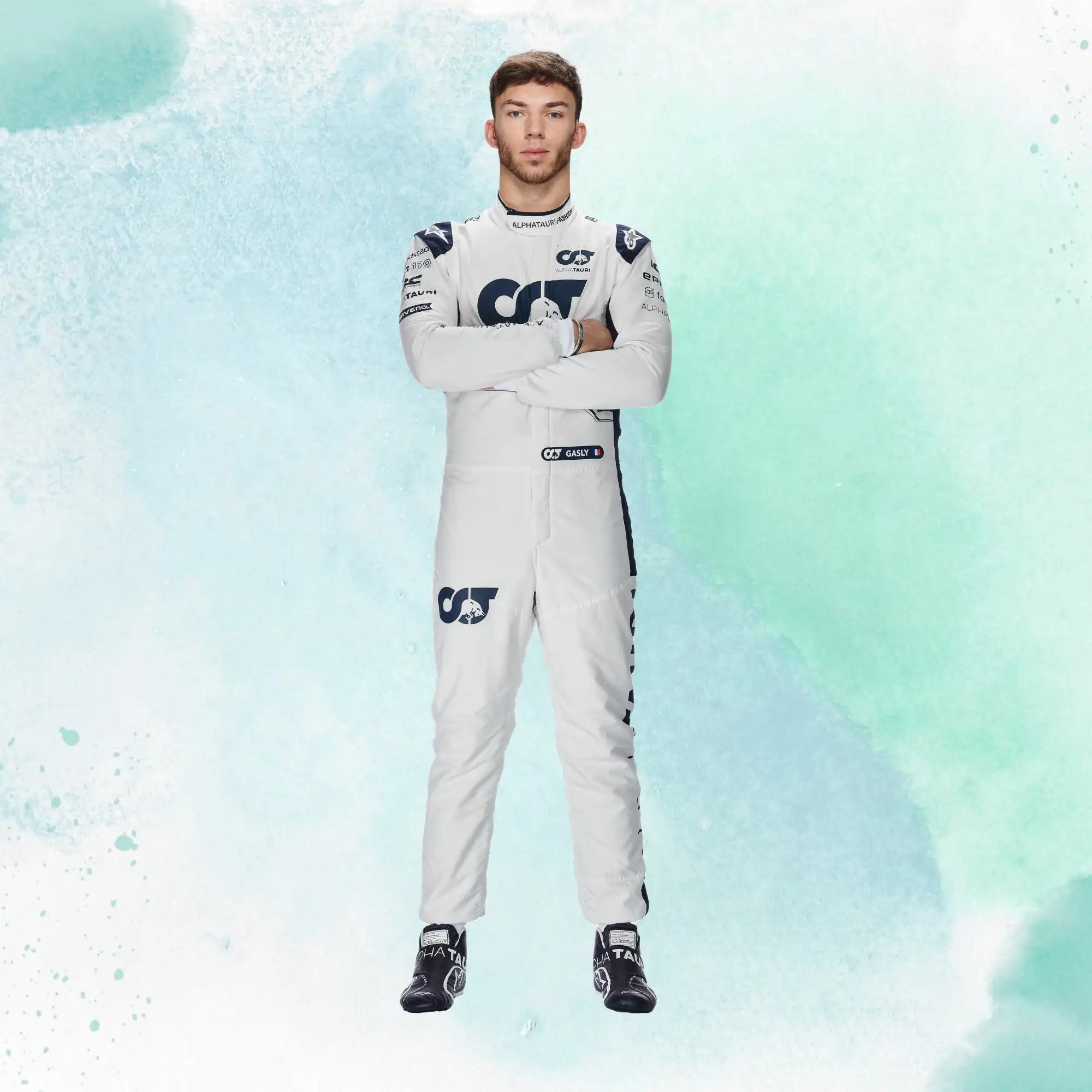 New 2022 Pierre Gasly F1 Team AlphaTauri Replica Racing Suit - view 3