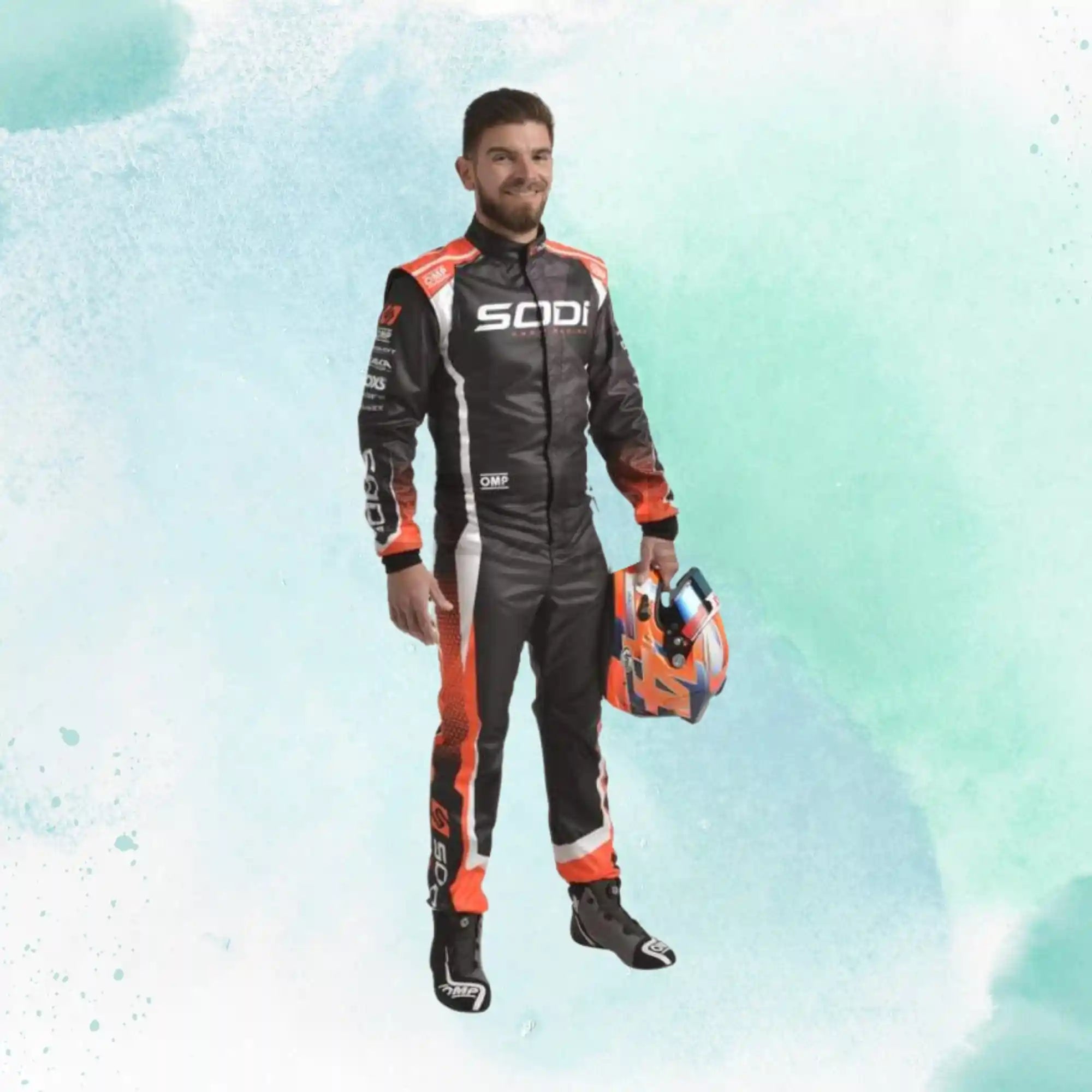 New 2022 Sodi Kart OMP Go Kart Replica Racing Suit Sublimation Printed - view 1