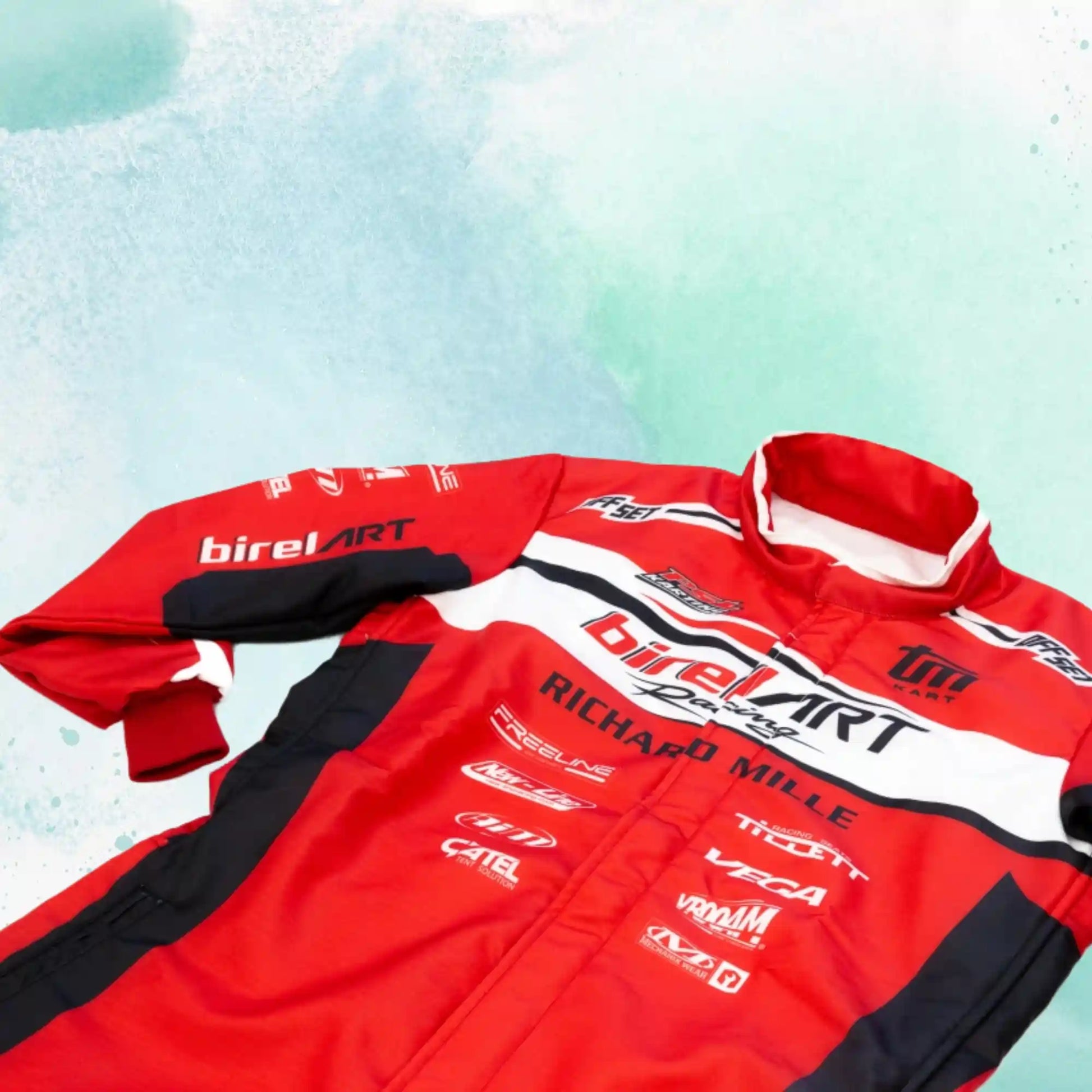 New 2023 Birel ART Go Kart Overall Replica Racing Suit Sublimation Printed - view 7