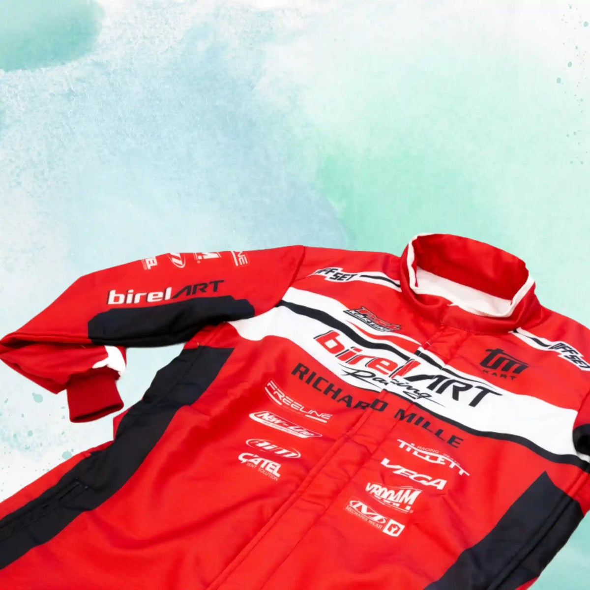 New 2023 Birel ART Go Kart Overall Replica Racing Suit Sublimation Printed - view 7