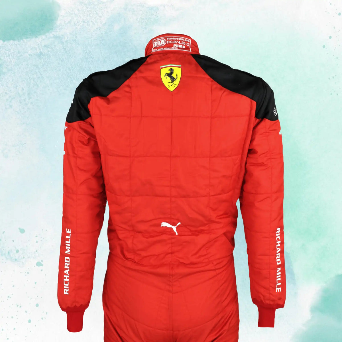 New 2023 Charles Leclerc Formula 1 Team Ferrar Replica Racing Suit - view 3