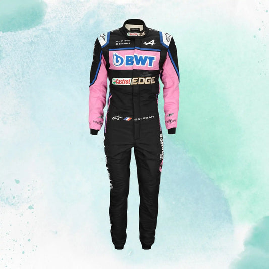 New 2023 Esteban Ocon BWT Team Alpine Replica Racing Suit F1 Team - view 2