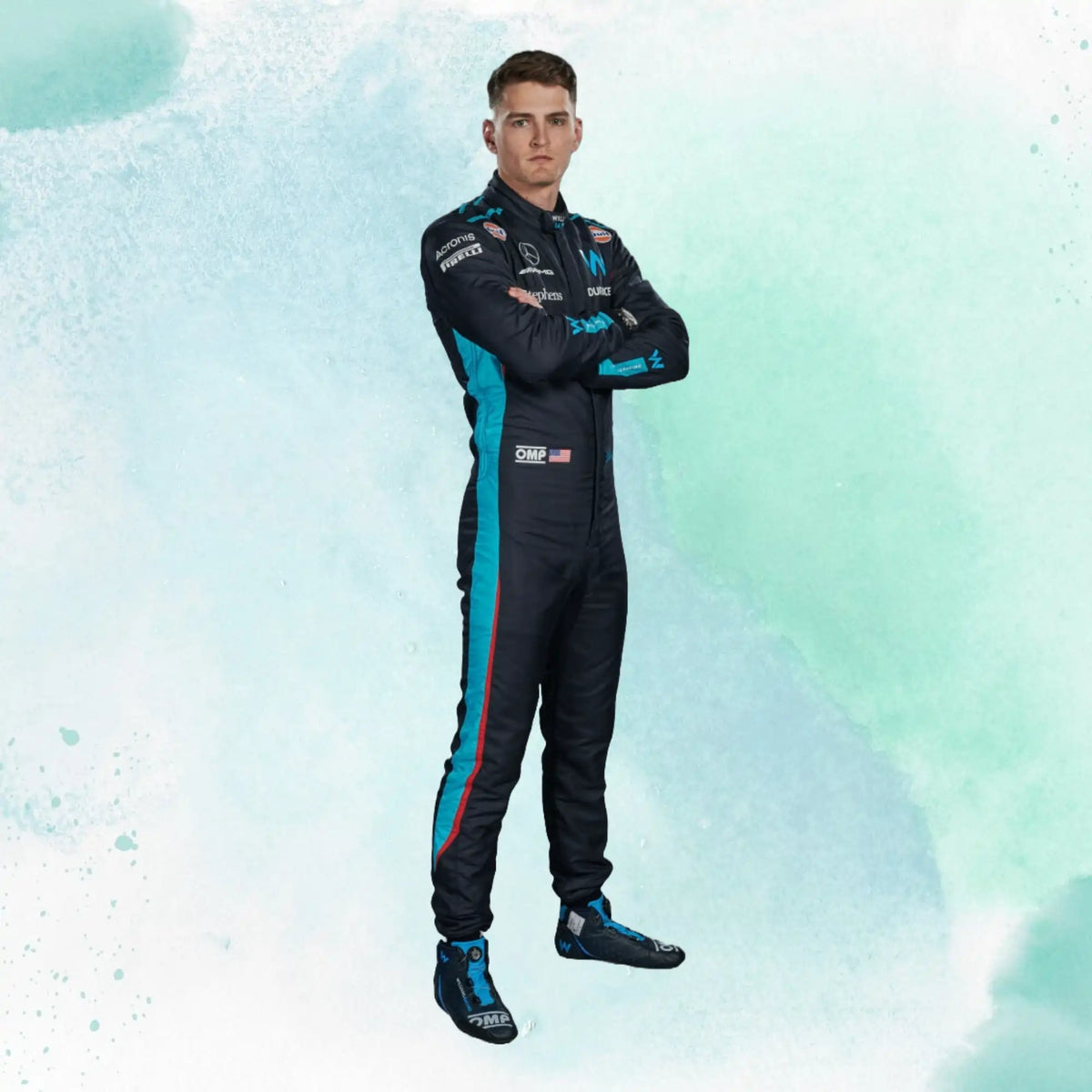 New 2023 Logan Sargeant Replica Race Suit F1 Team Williams Racing - view 1