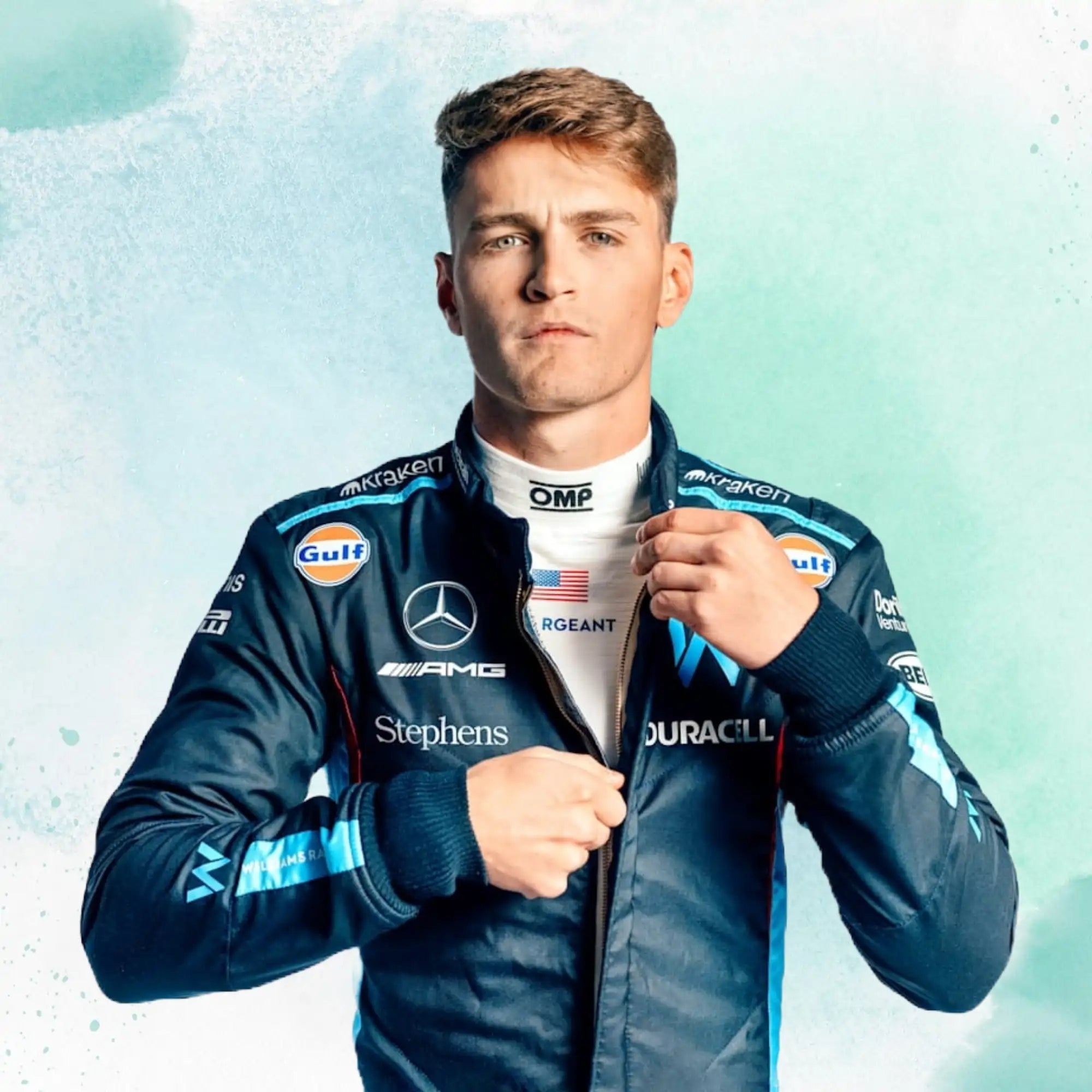 New 2023 Logan Sargeant Replica Race Suit F1 Team Williams Racing - view 3