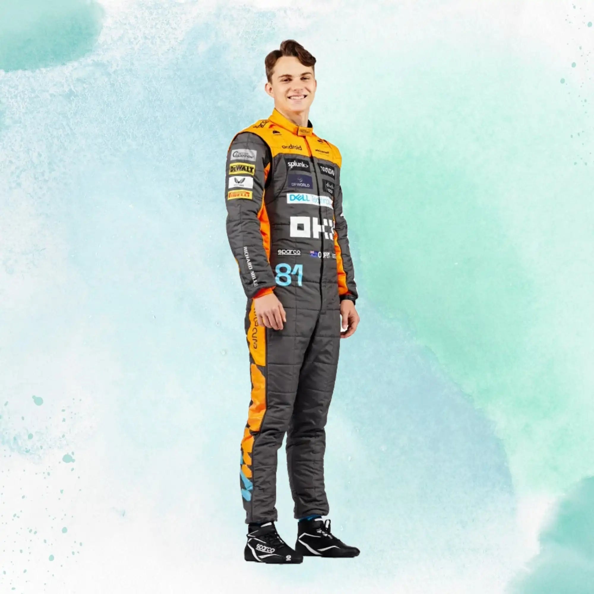 New 2023 Oscar Piastri Replica Race Suit F1 Team McLaren - view 1