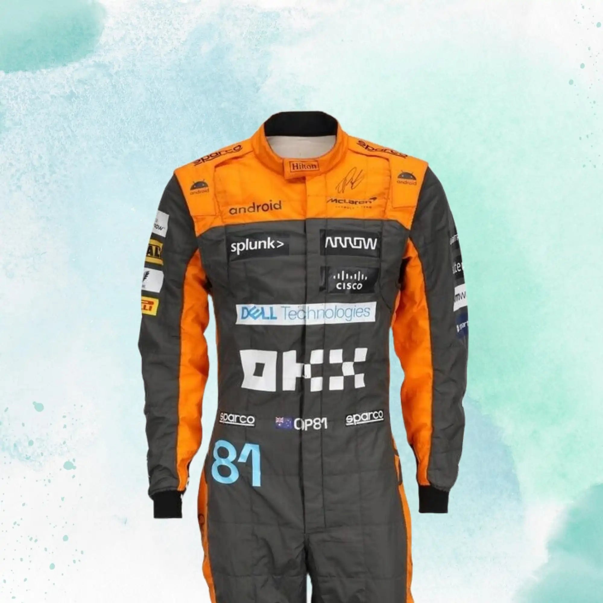 New 2023 Oscar Piastri Replica Race Suit F1 Team McLaren - view 3