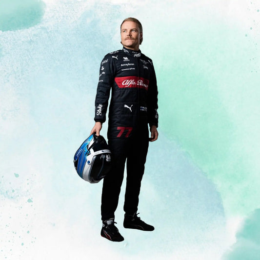 New 2023 Valtteri Bottas F1 Team Alfa Romeo Replica Race Suit - view 1