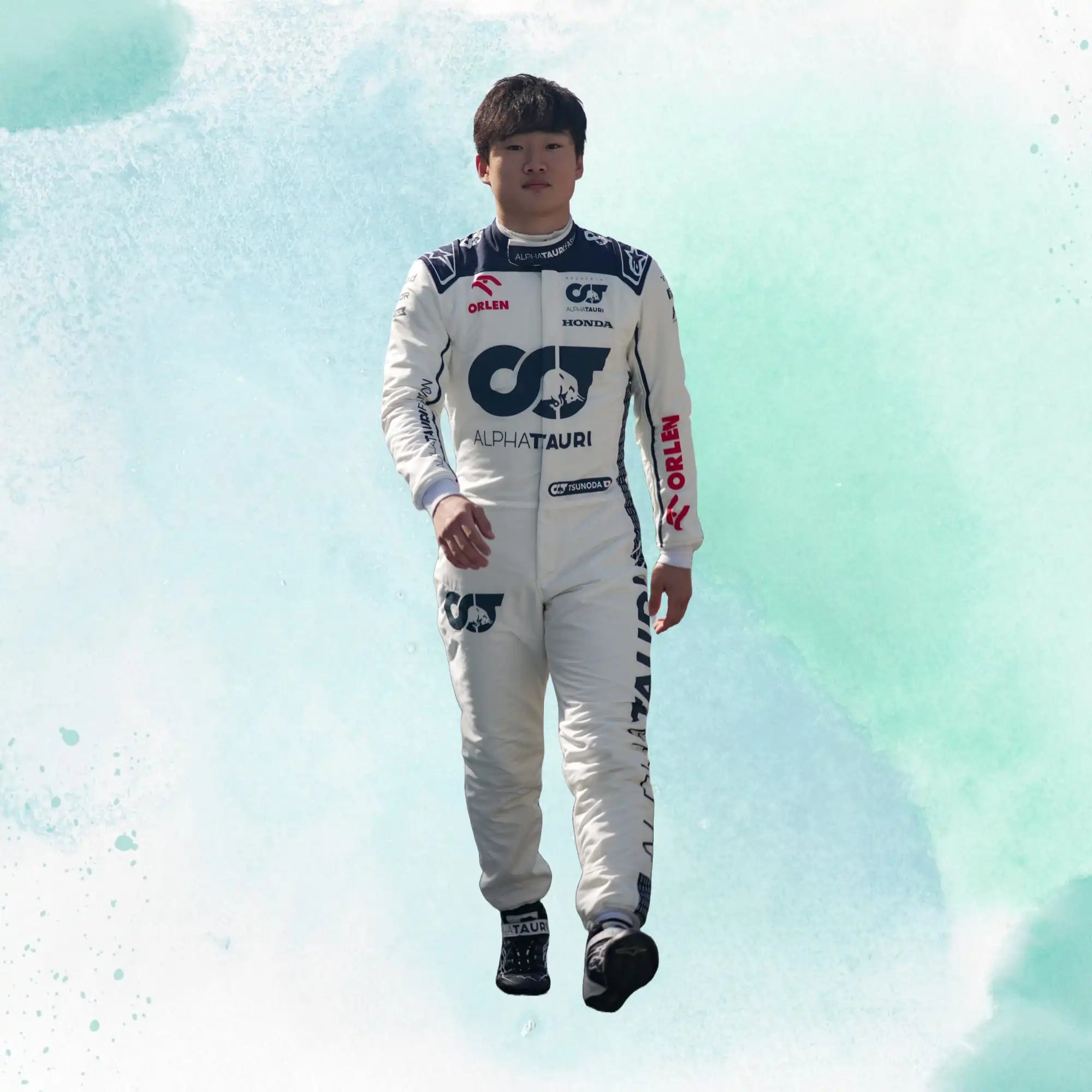 New 2023 Yuki Tsunoda Replica Race Suit F1 Team Alphatauri - view 3