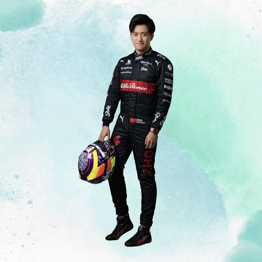 New 2023 Zhou Guanyu F1 Team Replica Racing Suit Alfa Romeo - view 1