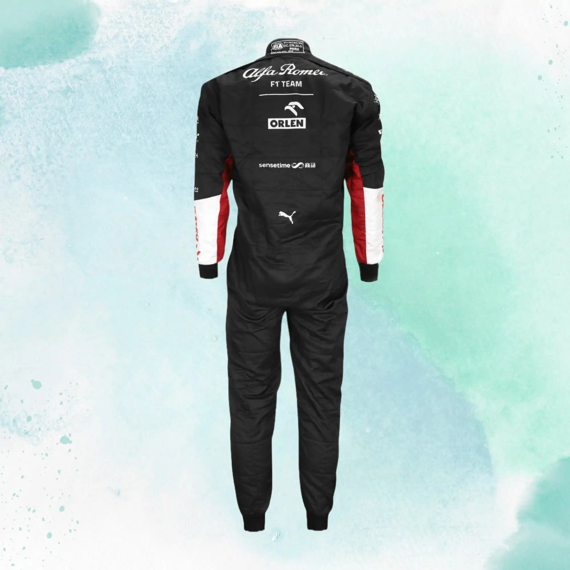 New 2023 Zhou Guanyu F1 Team Replica Racing Suit Alfa Romeo - view 3