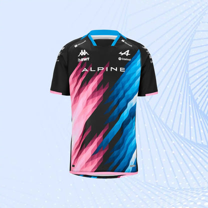 New 2024 Alpine F1 Team Esteban Ocon Driver T-Shirt - view 2
