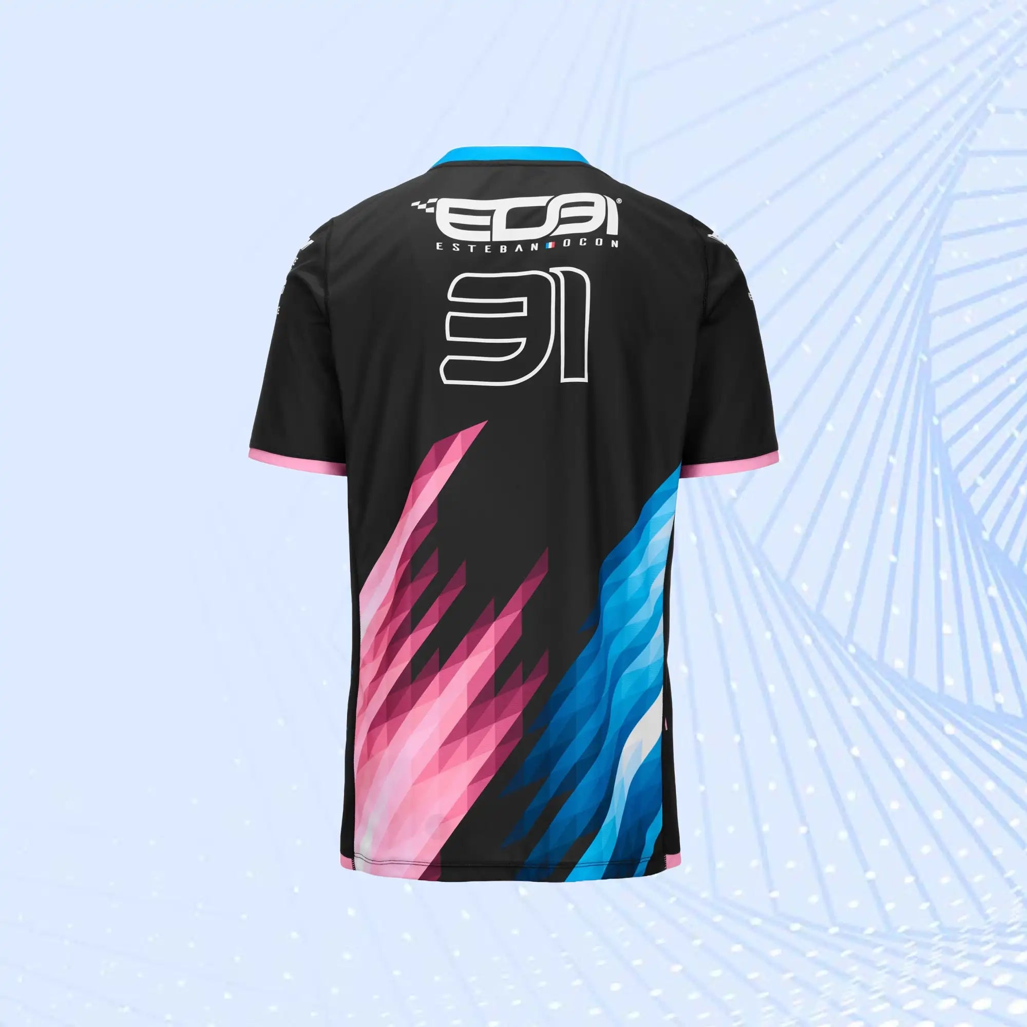 New 2024 Alpine F1 Team Esteban Ocon Driver T-Shirt - view 3
