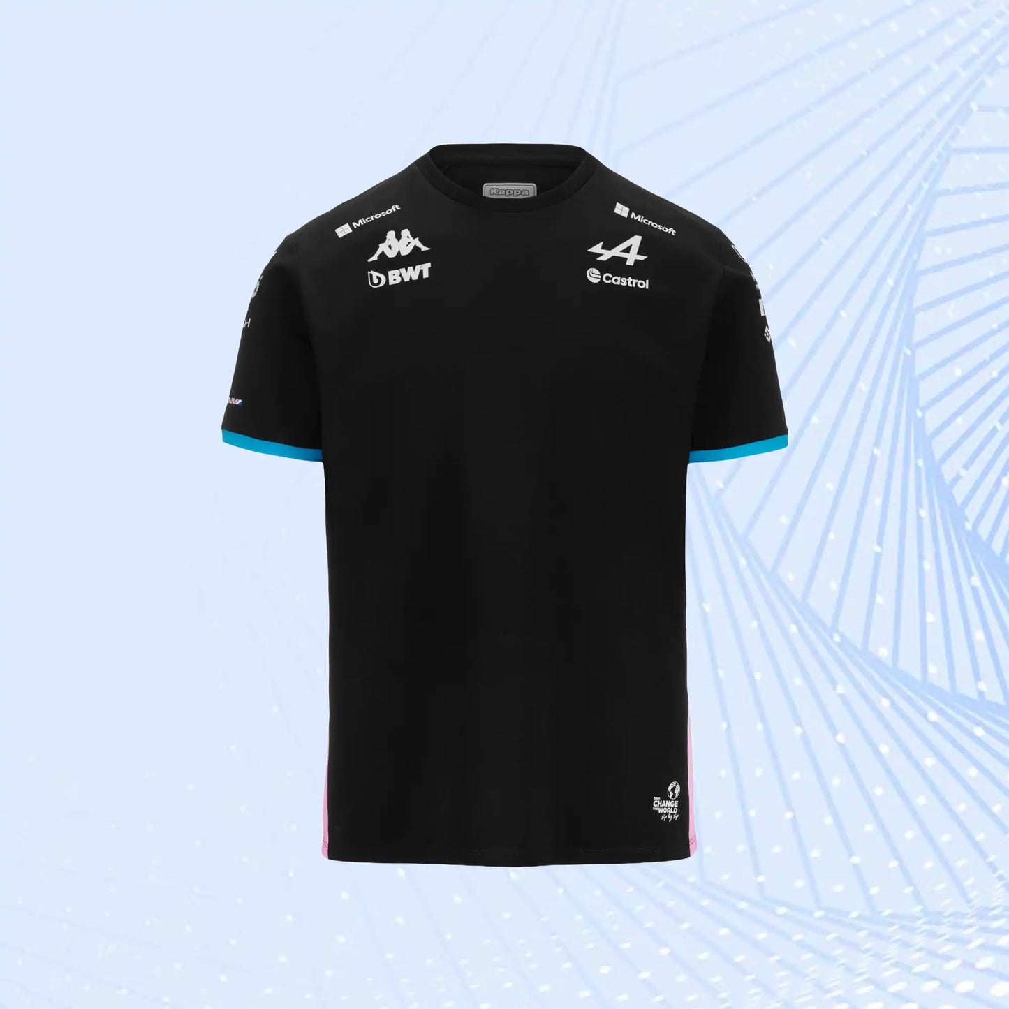 New 2024 Alpine F1 Team T-Shirt- Black - view 2
