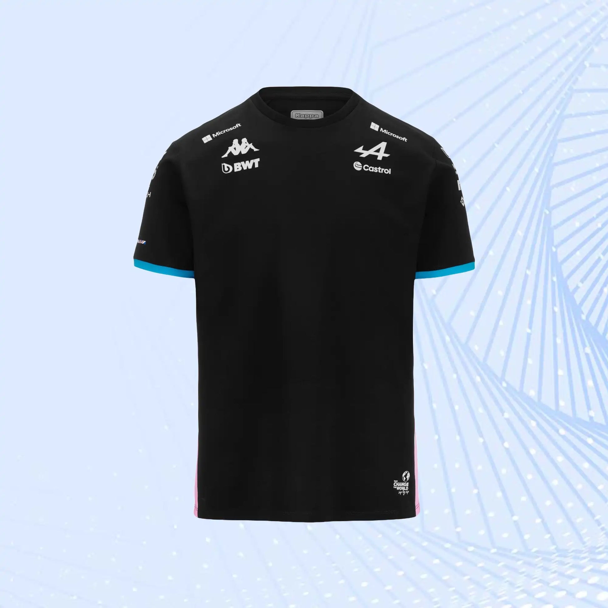 New 2024 Alpine F1 Team T-Shirt- Black - view 2