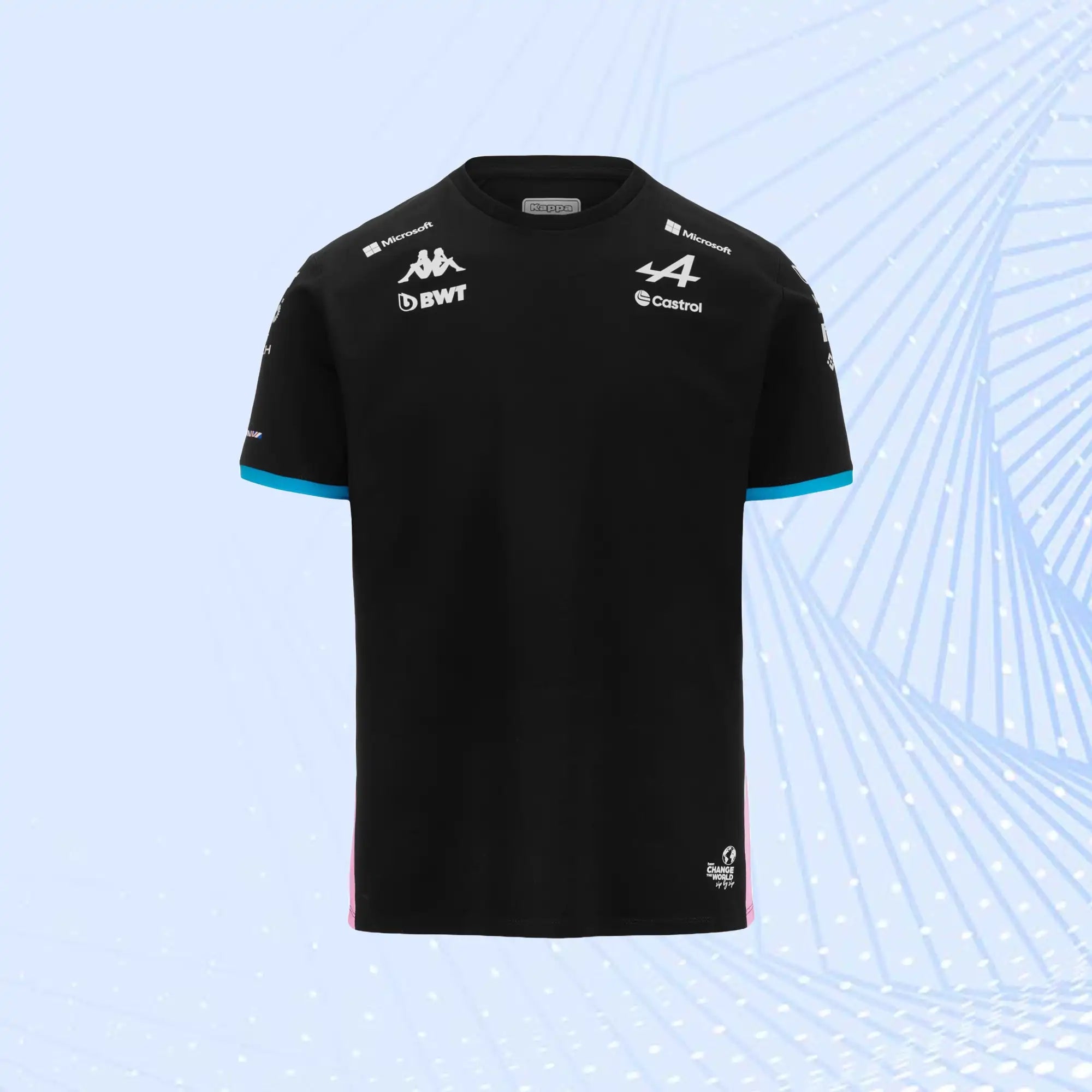 New 2024 Alpine F1 Team T-Shirt- Black - view 2
