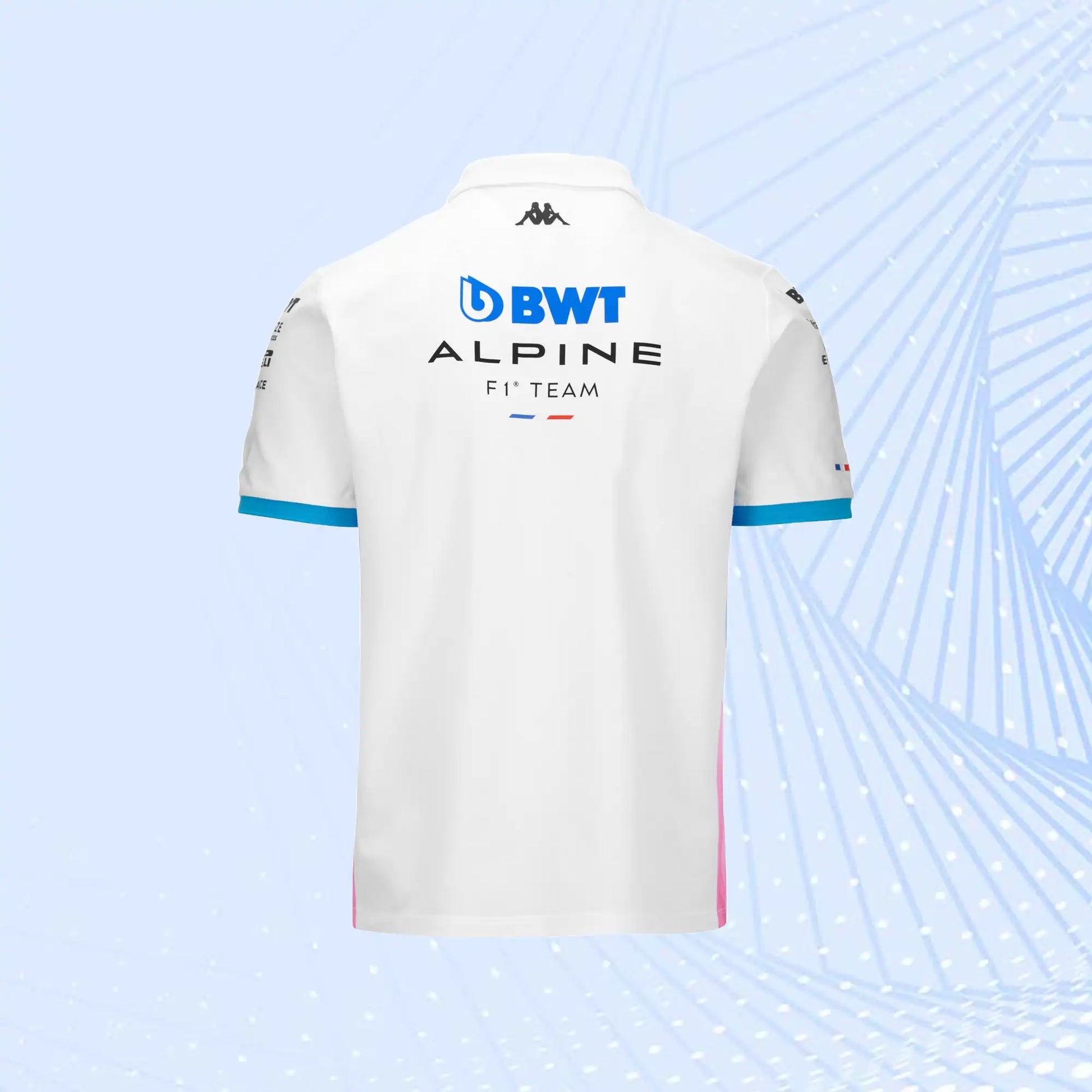 New 2024 BWT Alpine F1 Team 2024 Polo- White - view 3