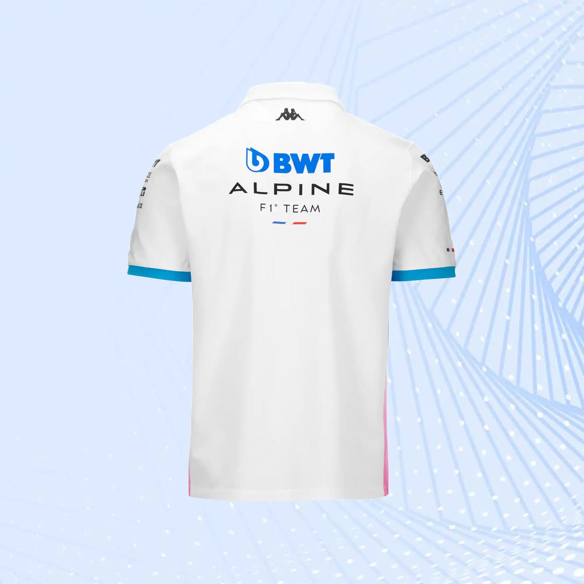 New 2024 BWT Alpine F1 Team 2024 Polo- White - view 3