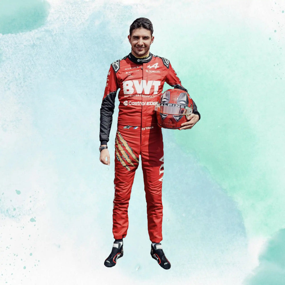 New 2024 BWT Team Alpine X Deadpool & Wolverine Belgian GP Replica Racing Suit F1 Team - view 2