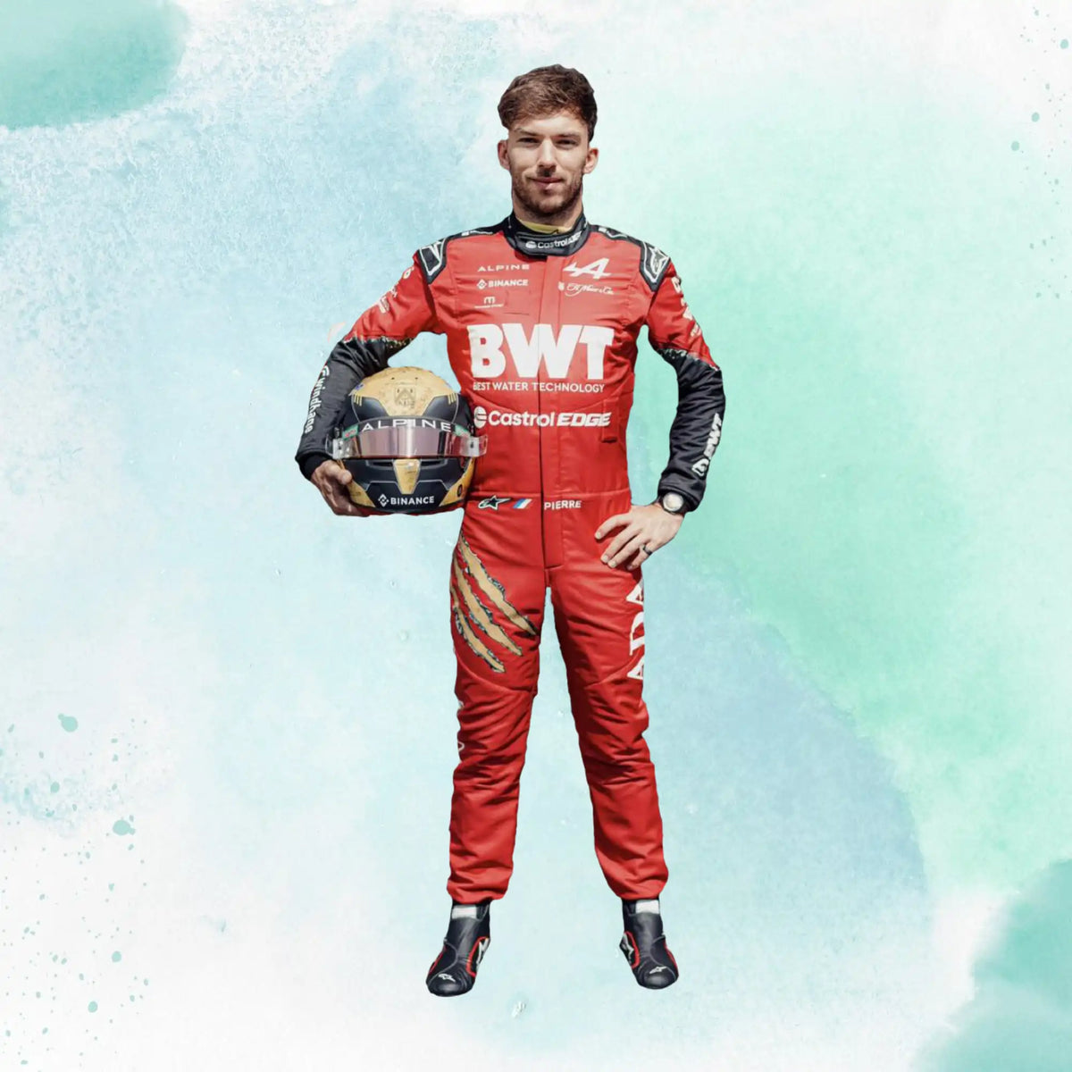 New 2024 BWT Team Alpine X Deadpool & Wolverine Belgian GP Replica Racing Suit F1 Team - view 3