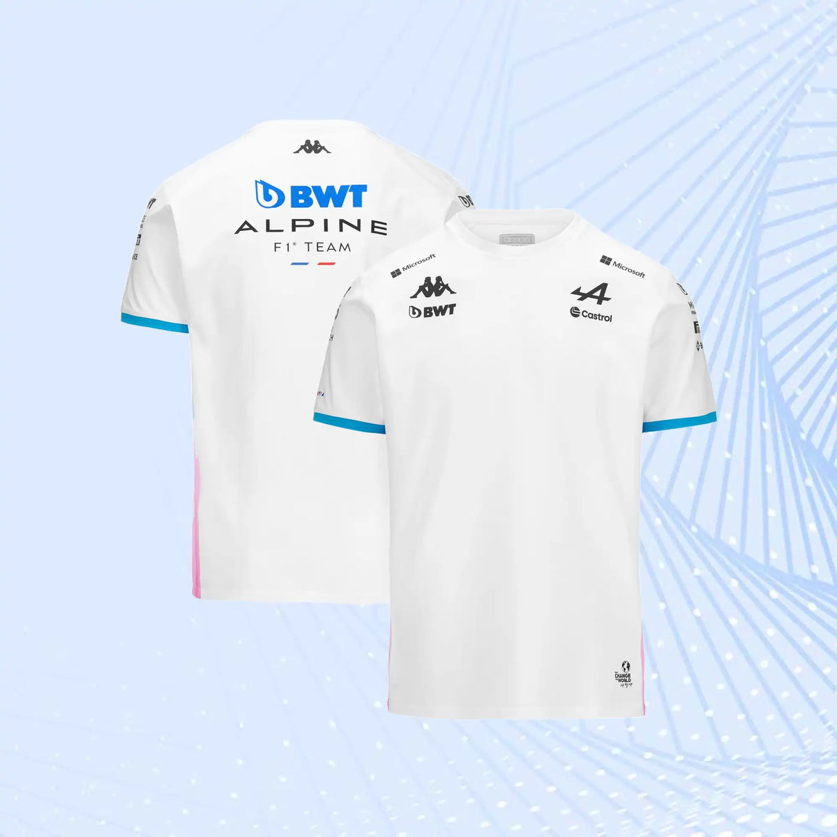 New 2024 F1 Team Alpine F1 Team T-Shirt- White - view 1
