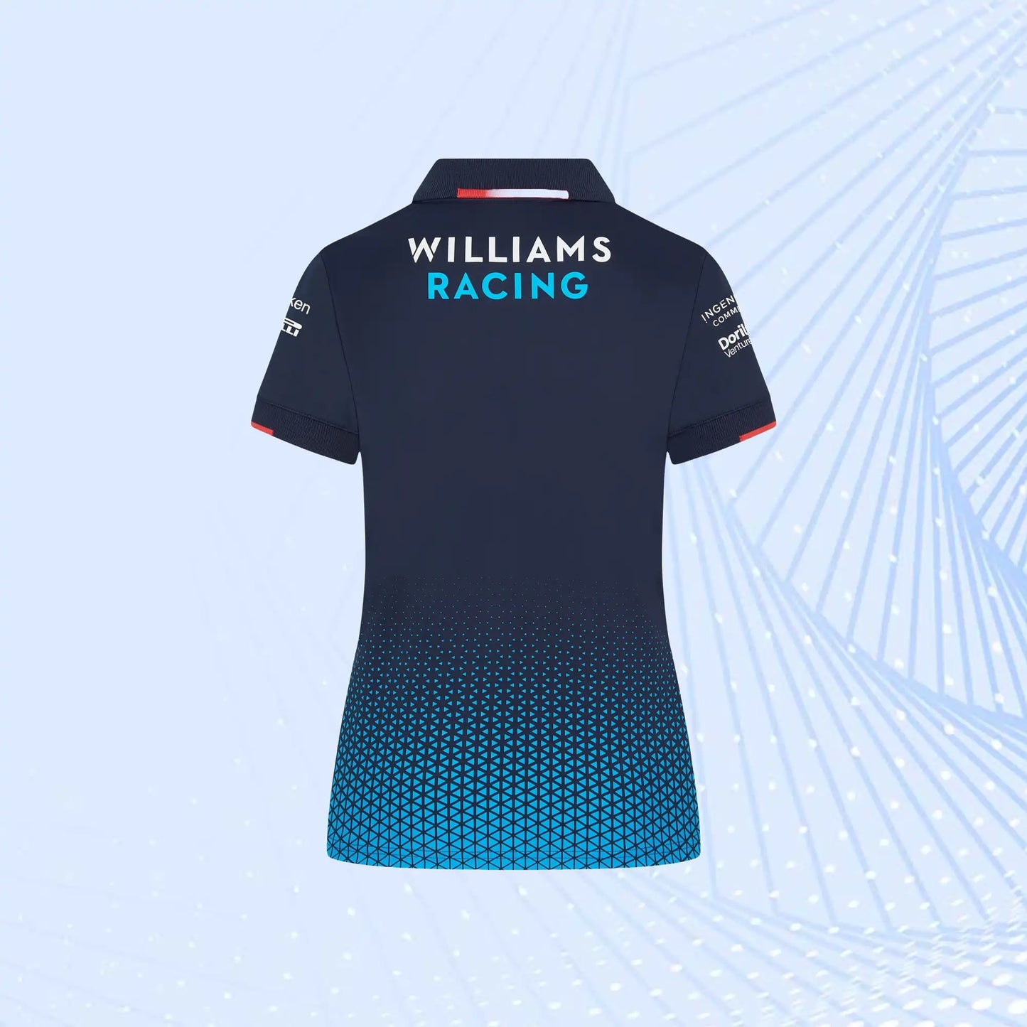 New 2024 F1 Team Williams Racing Team Polo- Navy - view 3