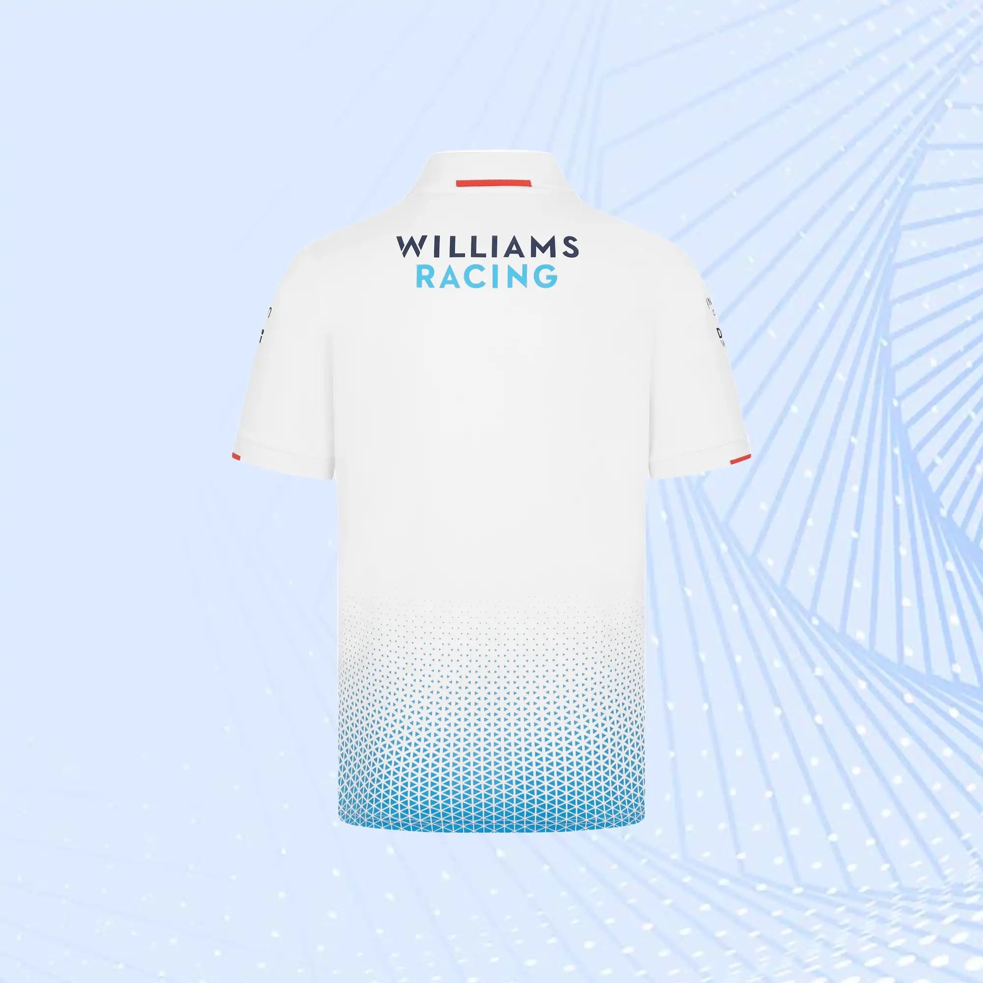 New 2024 F1 Team Williams Racing Team Polo- White - view 3