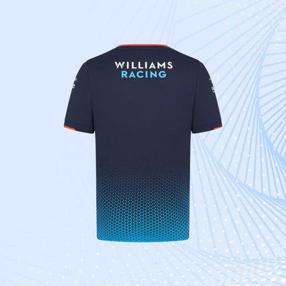 New 2024 F1 Team Williams Racing Team T-Shirt- Navy - view 3
