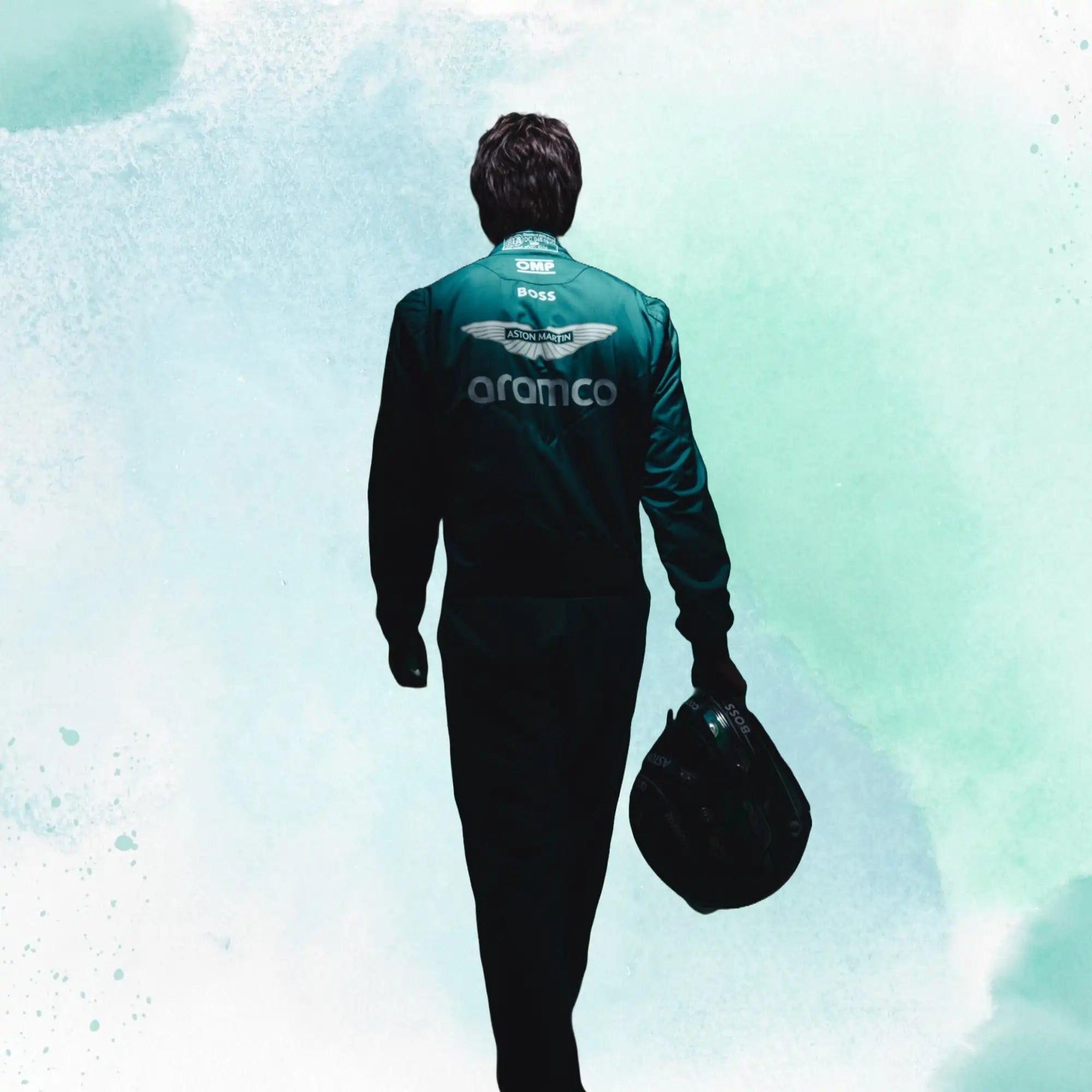 New 2024 Fernando Alonso Aston Martin F1 Team Replica Racing Suit - view 4