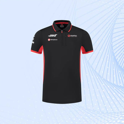 New 2024 Haas F1 Team Driver Polo Shirt - view 2