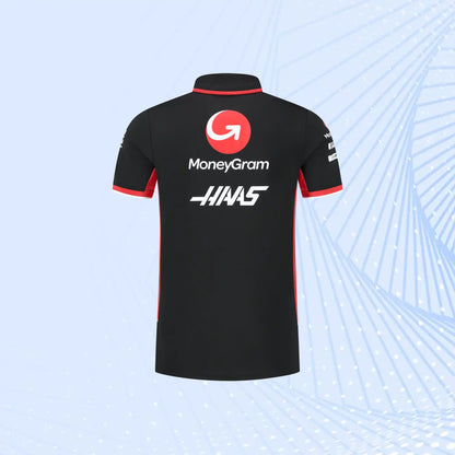 New 2024 Haas F1 Team Driver Polo Shirt - view 3