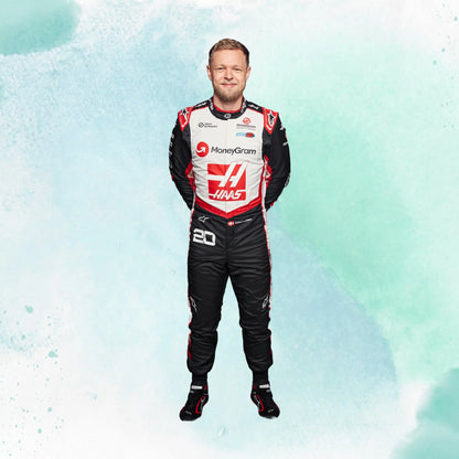 New 2024 Kevin Magnussen Haas F1 Team Replica Racing Suit - view 2