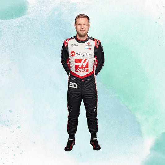 New 2024 Kevin Magnussen Haas F1 Team Replica Racing Suit - view 2