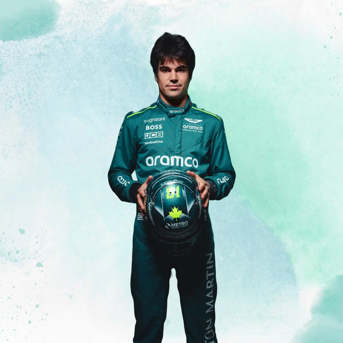 New 2024 Lance Stroll F1 Team Aston Martin Replica Racing Suit - view 3
