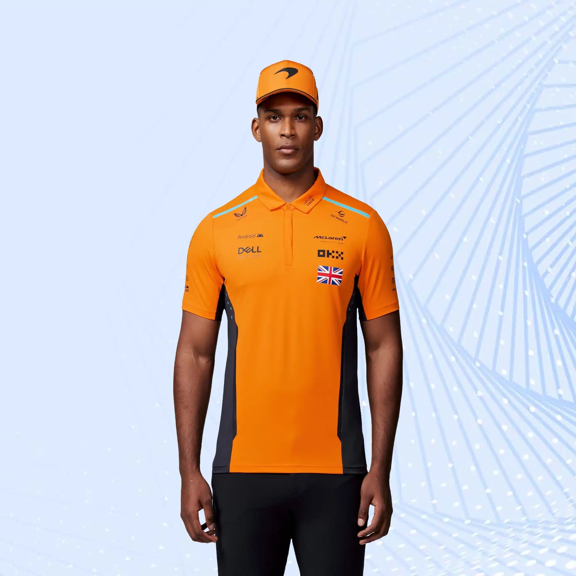 New 2024 Lando Norris McLaren Teamwear Polo Shirt Formula 1 - view 1