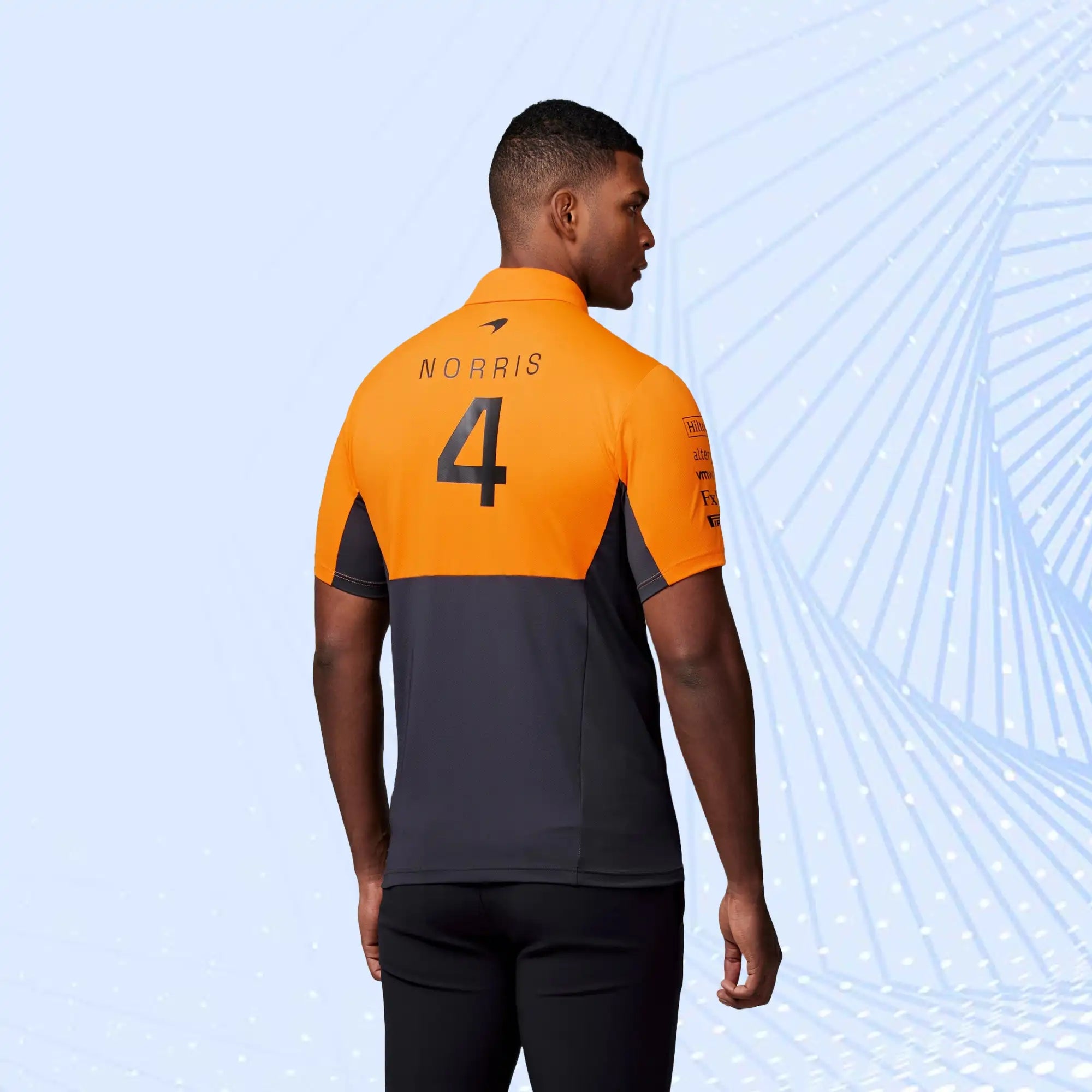 New 2024 Lando Norris McLaren Teamwear Polo Shirt Formula 1 - view 2