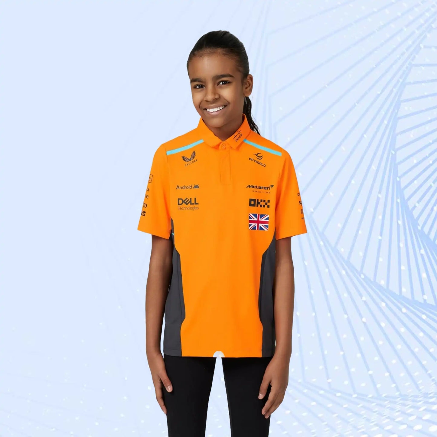 New 2024 Lando Norris McLaren Teamwear Polo Shirt Formula 1 - view 7