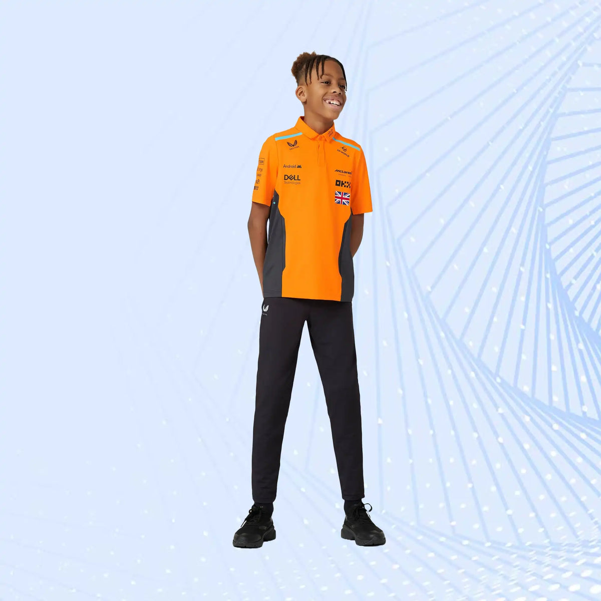 New 2024 Lando Norris McLaren Teamwear Polo Shirt Formula 1 - view 10
