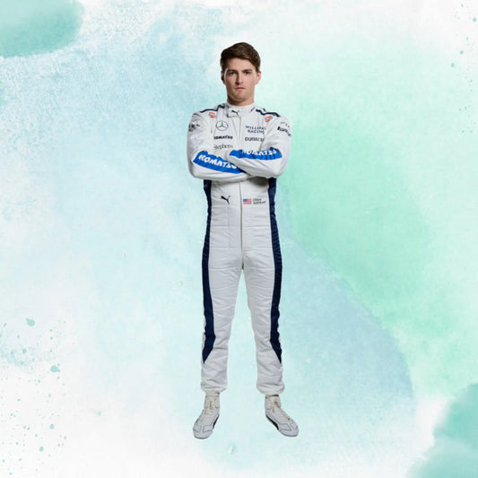 New 2024 Logan Sargeant F1 Team Williams Racing Replica Racing Suit - view 1