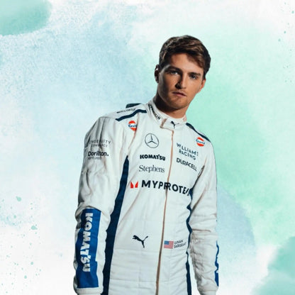 New 2024 Logan Sargeant F1 Team Williams Racing Replica Racing Suit - view 4
